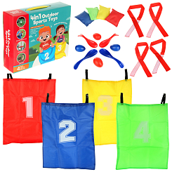 Игра на ловкость "Веселые старты" 4в1, кор.