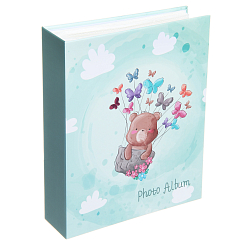 Фотоальбом 200ф 10X15см, ПП карм.