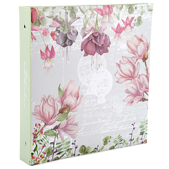 Фотоальбом 500ф 10X15см, ПП карм, пер-т 3-кольца