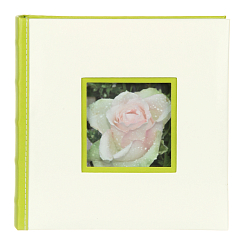 Фотоальбом 200ф 10X15см, бум.карм.с мемо, книжн. пер-т