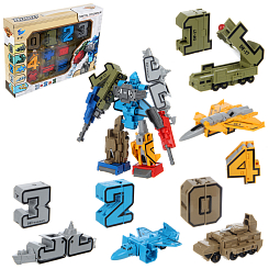 Набор трансформеров "цифры" 34,3х6,5х24,2 см.