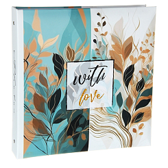 Фотоальбом 500ф 10X15см, ПП карм, пер-т 3-кольца