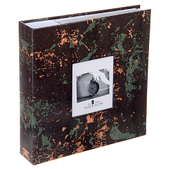 Фотоальбом 200ф 10X15cм, бум.карм.с мемо, клеевой пер-т