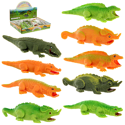 Игрушка антистресс Аллигатор, асс., 12 шт./диспл.