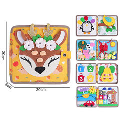 Развивающая игрушка "Книжка Олененок" 20-20-8 см, пакет