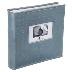 Фотоальбом Делюкс 200ф 10X15см, бум.карм.с мемо, книжн. пер-т.