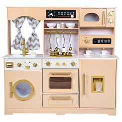 Игровой набор кухня Сэнди с акс., св., зв., вода, вращается барабан стир.машины, 109*32*102см