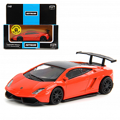 Машина металлическая Lamborghini Gallardo LP570-4 Supertrofeo Stradale 1:43, цв. в асс.