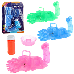 Мыльные пузыри на бат. Пистолет,17x26x7, блистер