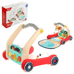 Развивающая игрушка коврик-ходунки 2-в-1, кор.