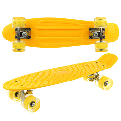 Скейтборд  55X14,5см, колеса PU со светом  в асс