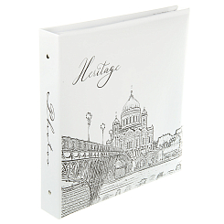 Фотоальбом 500ф 10X15см, ПП карм, пер-т 3-кольца