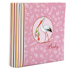 Фотоальбом 200ф 10X15см, бум.карм.с мемо, книжн. пер-т