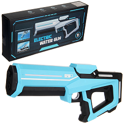Водный пистолет на бат. 43 см, 400 мл, дальность стрельбы 8 м,в кор.