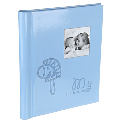 Фотоальбом 20 "магнитных"листов 23X28см, пер-т внутр.спираль