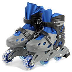 Ролики, колеса PVC, передние кол. со св, р-р39-42, в сумке, в асс.