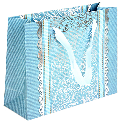 Сумка бум.12 сред.- Джинсовая симфония 18x23x8см