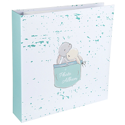 Фотоальбом 400ф 10X15см, ПП карм., пер-т 3-кольца