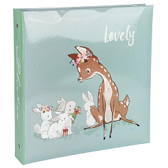 Фотоальбом 500ф 10X15см, ПП карм, пер-т 3-кольца