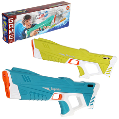 Водный пистолет на бат. 43 см, 280 мл, дальность стрельбы 8-10 м,в кор.