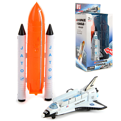 Корабль «Космос», металл, инерц, св, зв, 13*10*28,5, кор