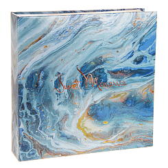 Фотоальбом 200ф 10X15cм, бум.карм.с мемо, клеевой пер-т