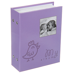 Фотоальбом 100ф 10X15см, ПП карм.