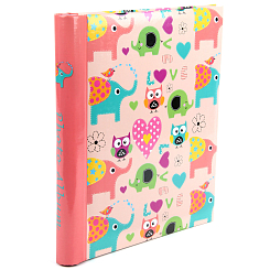 Фотоальбом 20 "магнитных"листов 23X28см, пер-т внутр.спираль