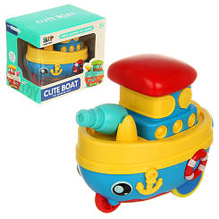 Игрушка инерцион. "Кораблик", в ассорт., в кор.